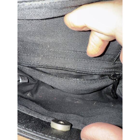 Kate Spade Vtg Black Satin Evening Bag Formal Chic Classic Preppy Wedding Iconic - Picture 6 of 11